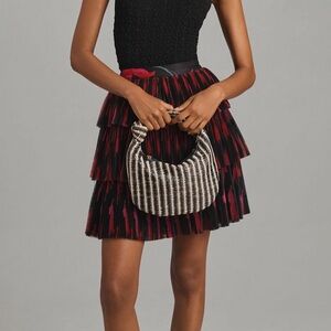 Hutch Tiered Mini Skirt L BNWT